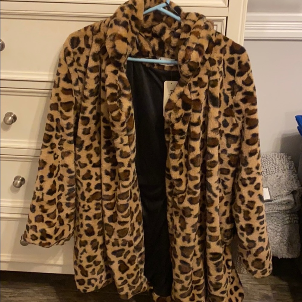 Cheetah print jacket